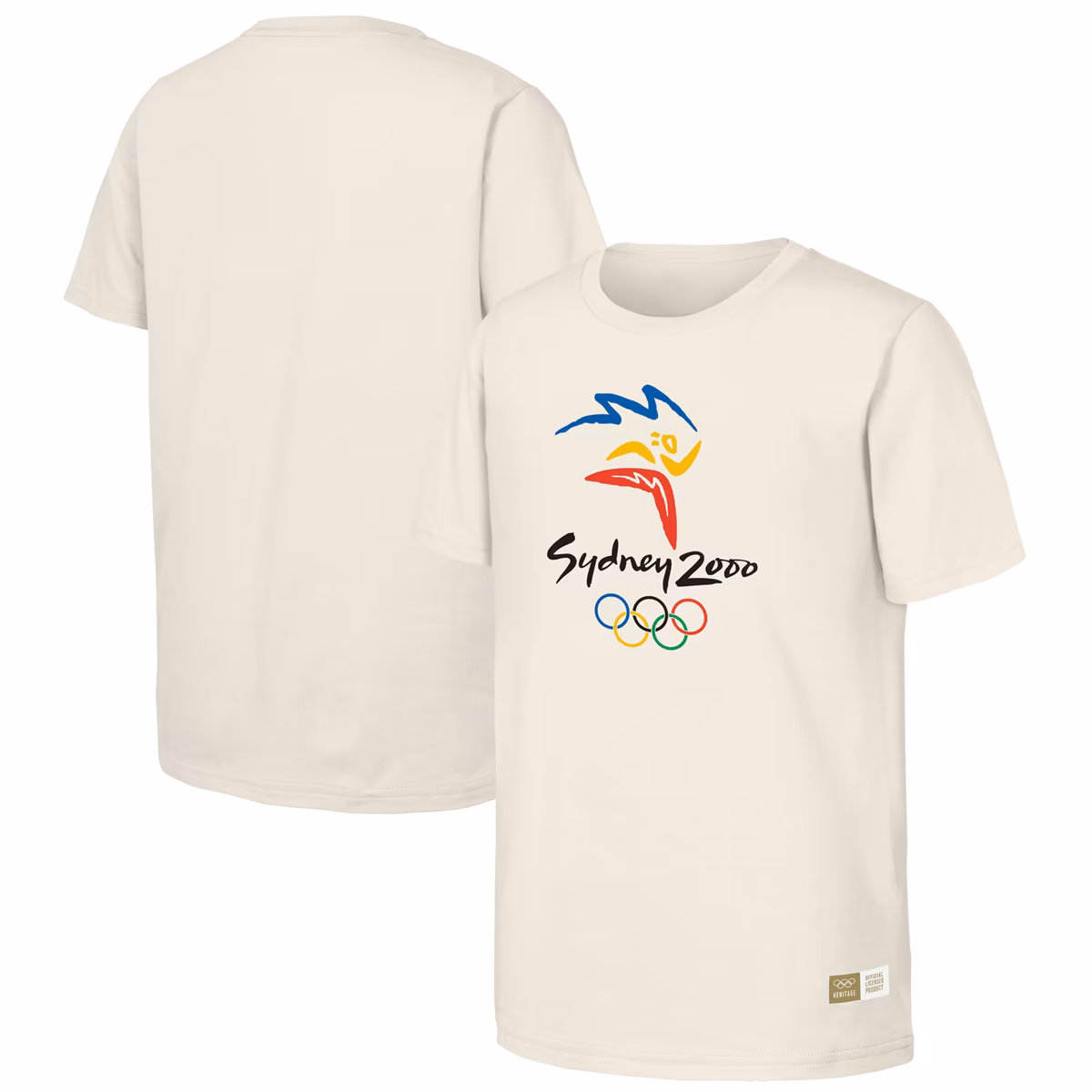 Men's Natural 2000 Sydney Games Olympic Heritage T-Shirt 6 Men's Natural 2000 Sydney Games Olympic Heritage T-Shirt