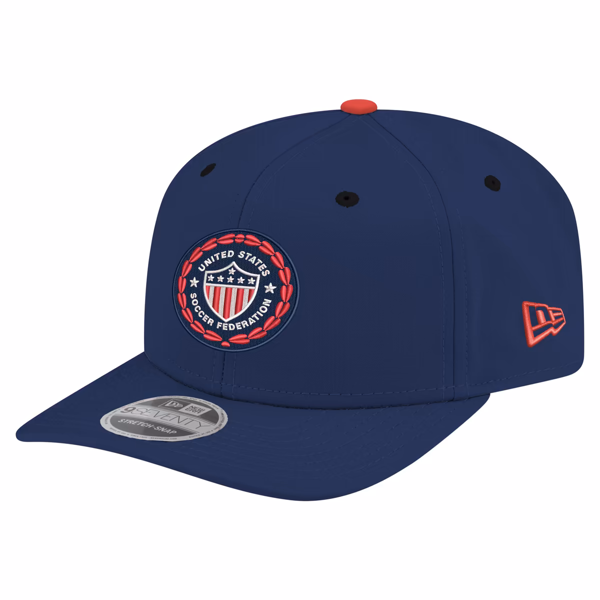 Men's New Era  Navy USMNT 1986 Retro 9SEVENTY Stretch-Snap Hat