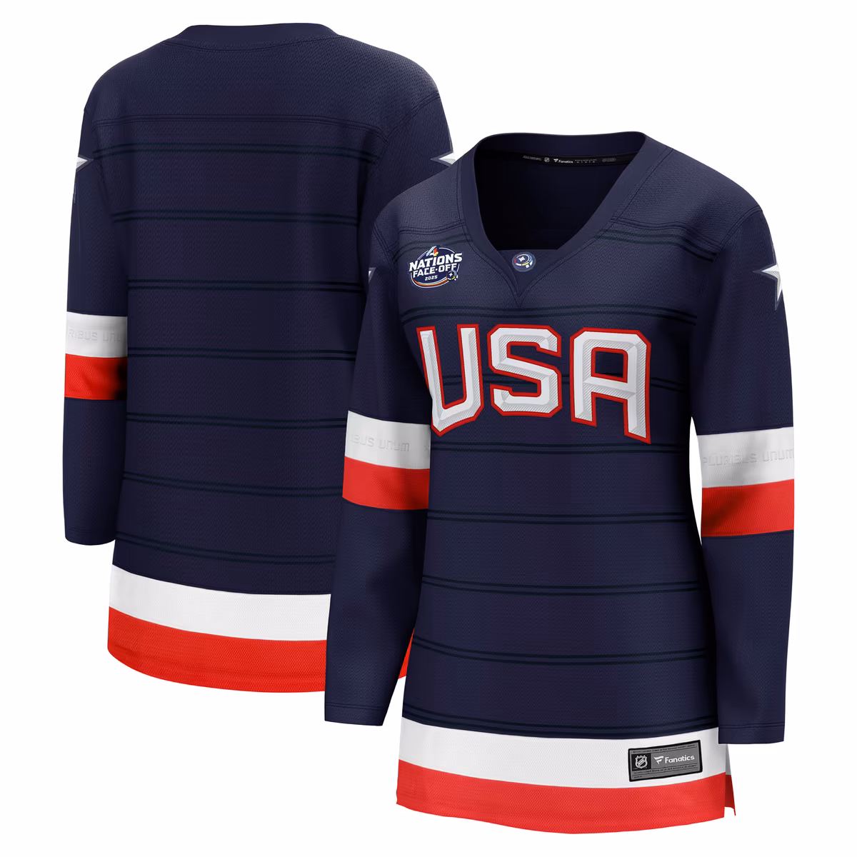 Women's Fanatics  Navy USA 2025 4 Nations Face-Off Breakaway Jersey
