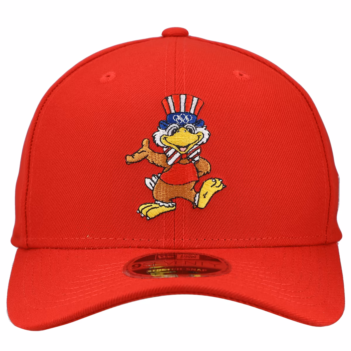 Men's New Era Red The Heritage Collection Los Angeles 1984 Olympic Games Sam the Eagle 9SEVENTY Adjustable Hat 2 Men's New Era Red The Heritage Collection Los Angeles 1984 Olympic Games Sam the Eagle 9SEVENTY Adjustable Hat