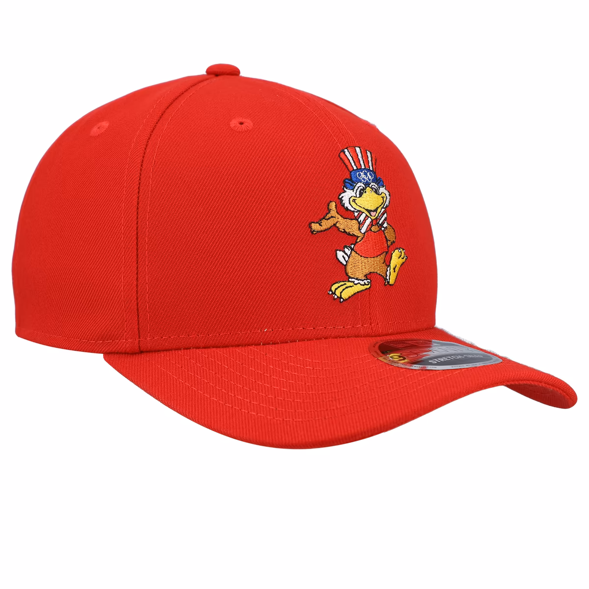 Men's New Era Red The Heritage Collection Los Angeles 1984 Olympic Games Sam the Eagle 9SEVENTY Adjustable Hat 3 Men's New Era Red The Heritage Collection Los Angeles 1984 Olympic Games Sam the Eagle 9SEVENTY Adjustable Hat