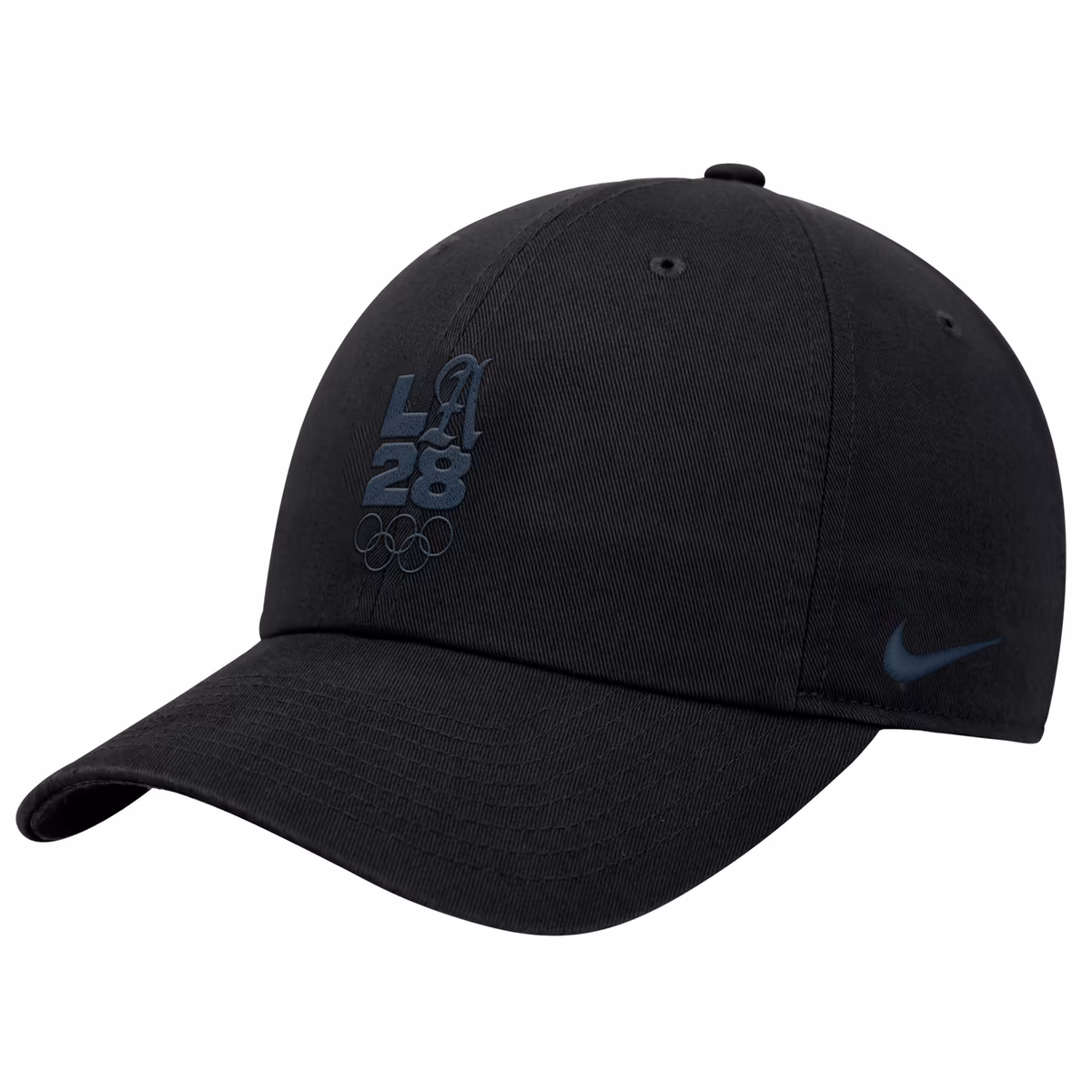 Men's Nike Black LA28 Summer Olympics Script Club Adjustable Hat