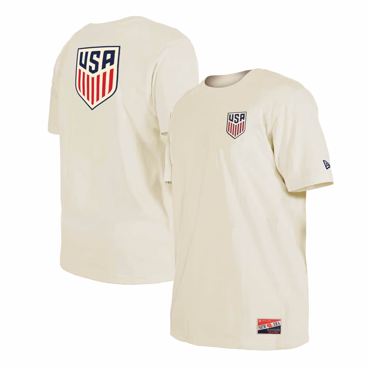 Men's New Era White USMNT Throwback T-Shirt 9 Men's New Era White USMNT Throwback T-Shirt