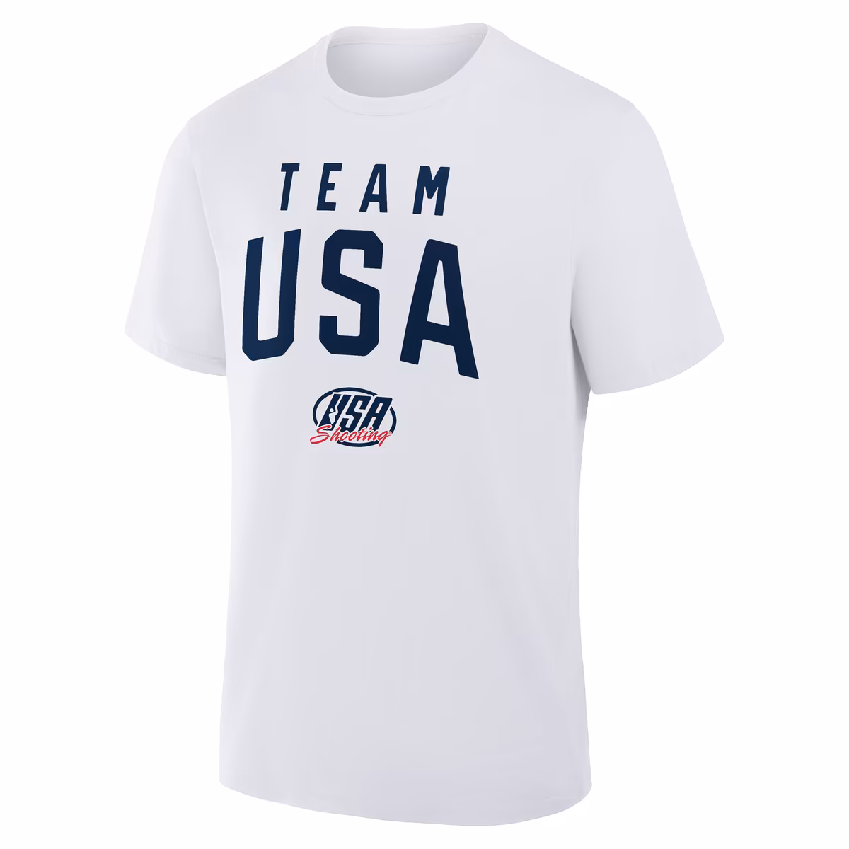 Men's White Team USA Summer Games Shooting T-Shirt 3 Men's White Team USA Summer Games Shooting T-Shirt