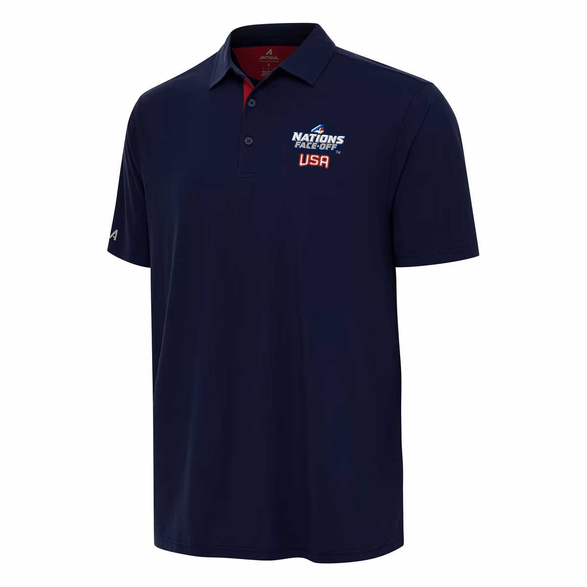 Men's Antigua Navy USA Hockey 2025 4 Nations Face Off Era Polo