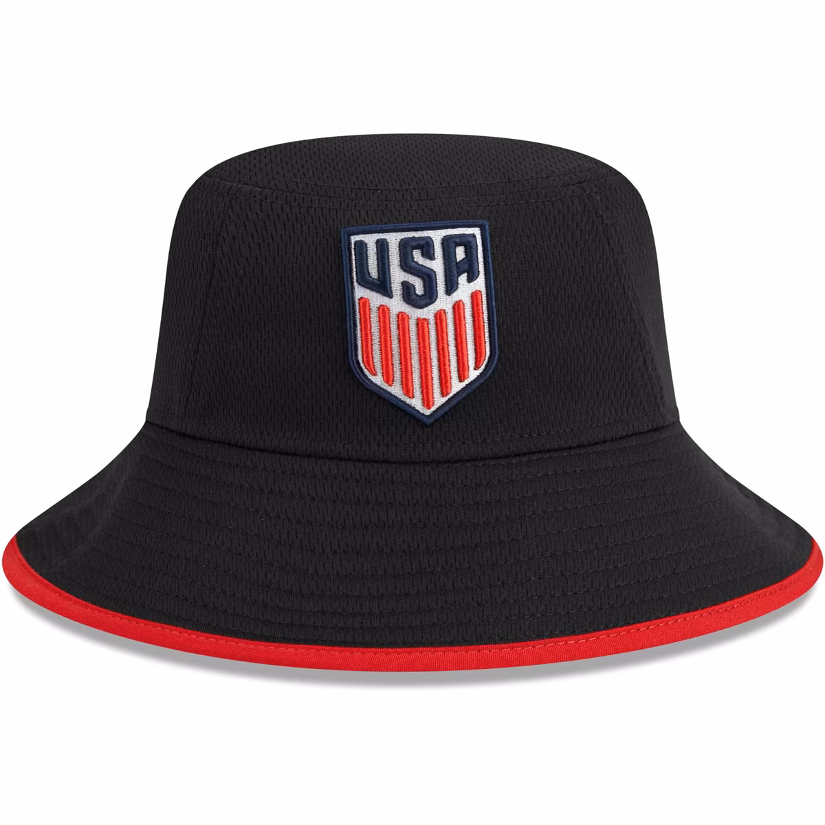 Men's New Era Navy USMNT Crest Bucket Hat