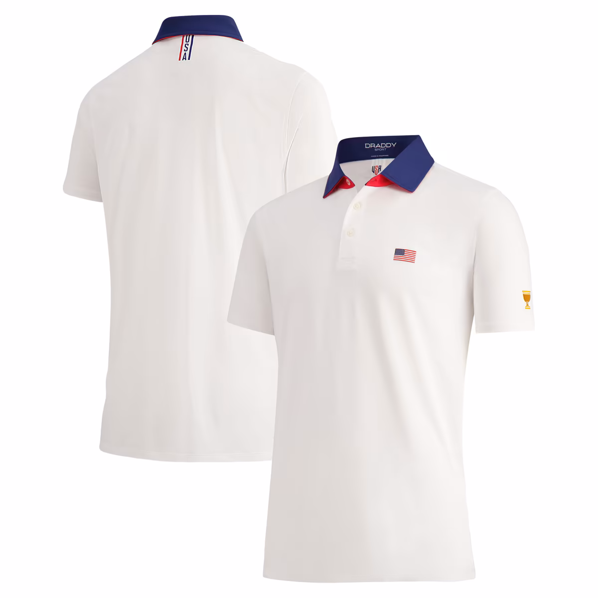 Men's B. Draddy White Team USA 2026 Presidents Cup CB Polo