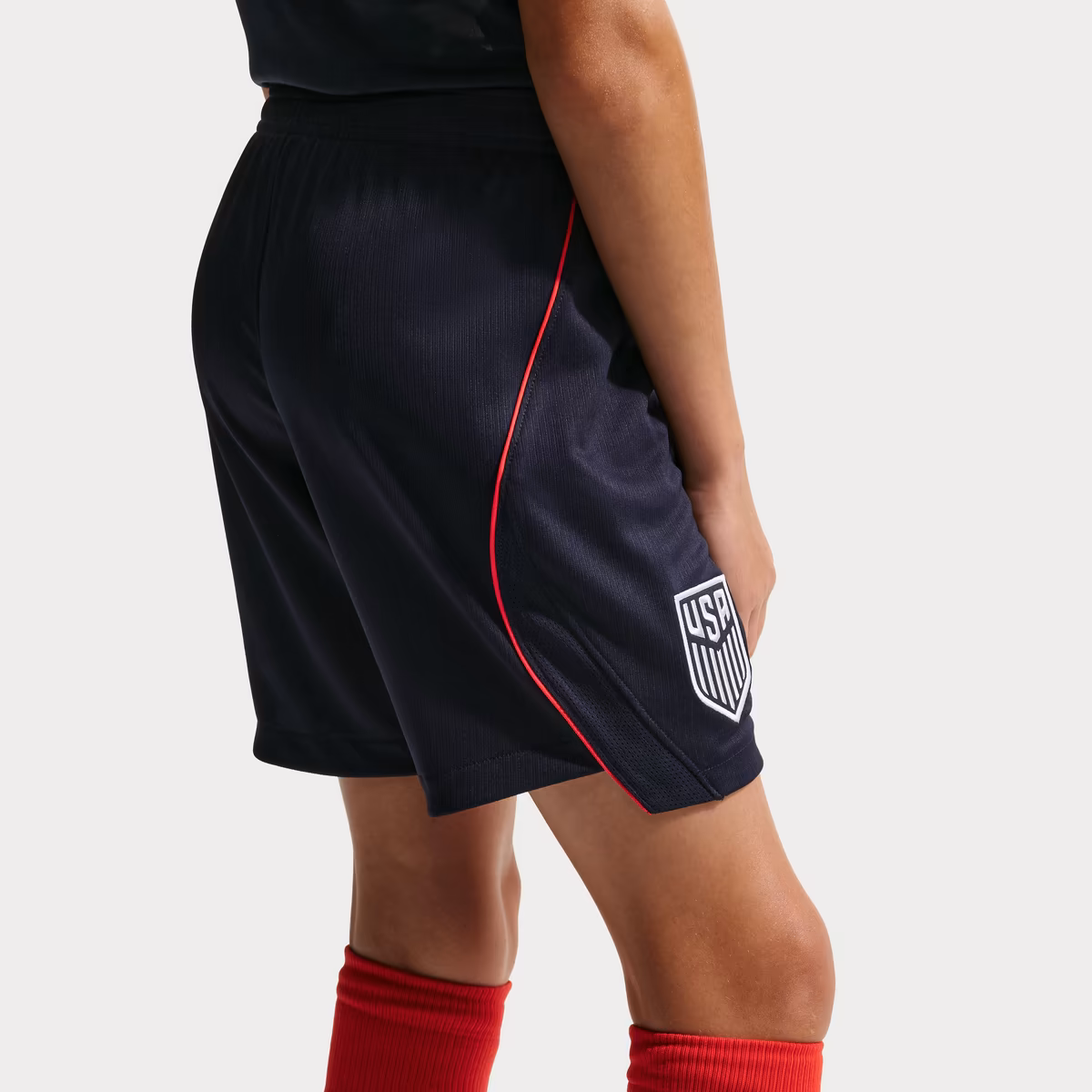 Youth Nike Navy USMNT 2026 Away Stadium Replica Shorts 2 Youth Nike Navy USMNT 2026 Away Stadium Replica Shorts