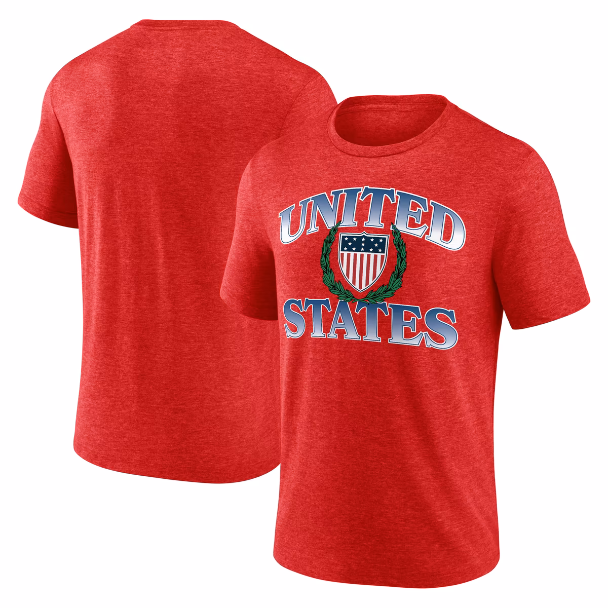 Men's Red Team USA Vintage Victory Tri-Blend T-Shirt 7 Men's Red Team USA Vintage Victory Tri-Blend T-Shirt