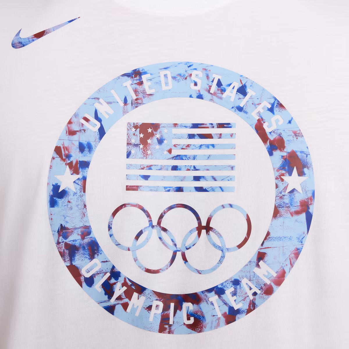Men's Nike White Team USA Puck Club T-Shirt 3 Men's Nike White Team USA Puck Club T-Shirt