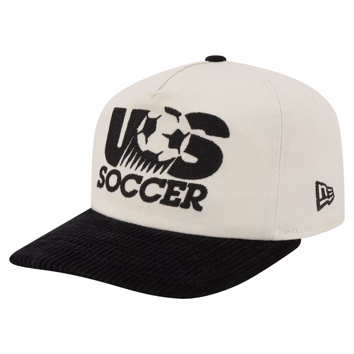 Men's New Era Natural/Black USMNT 19TWENTY Adjustable Hat