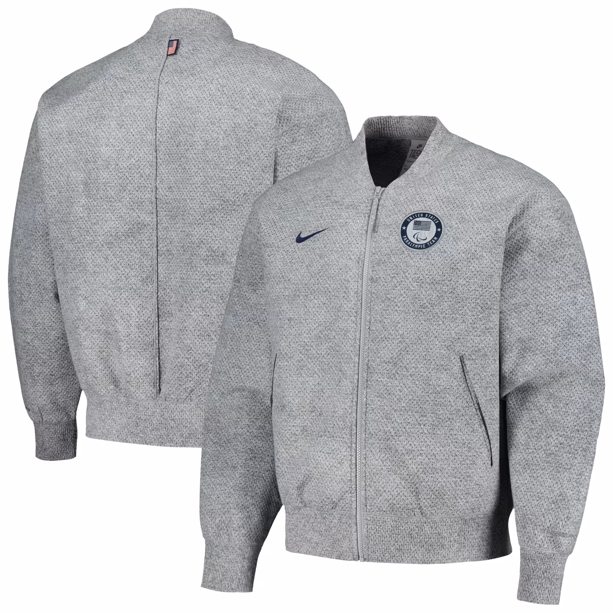 Men's Nike Gray Team USA Media Day Look Performance Full-Zip Jacket 1 Men's Nike Gray Team USA Media Day Look Performance Full-Zip Jacket