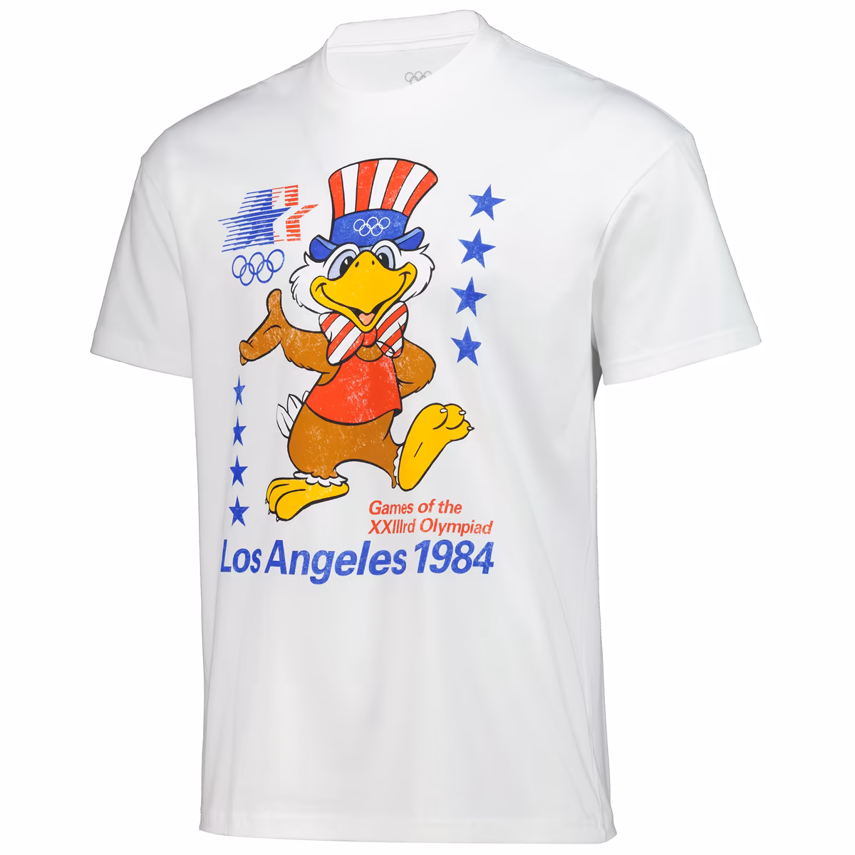 Unisex White The Heritage Collection Los Angeles 1984 Olympic Games Sam the Eagle T-Shirt 2 Unisex White The Heritage Collection Los Angeles 1984 Olympic Games Sam the Eagle T-Shirt