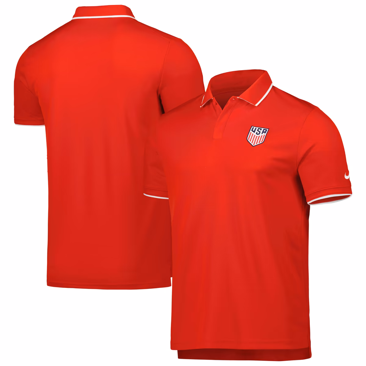Men's Nike Red USMNT Collegiate Polo