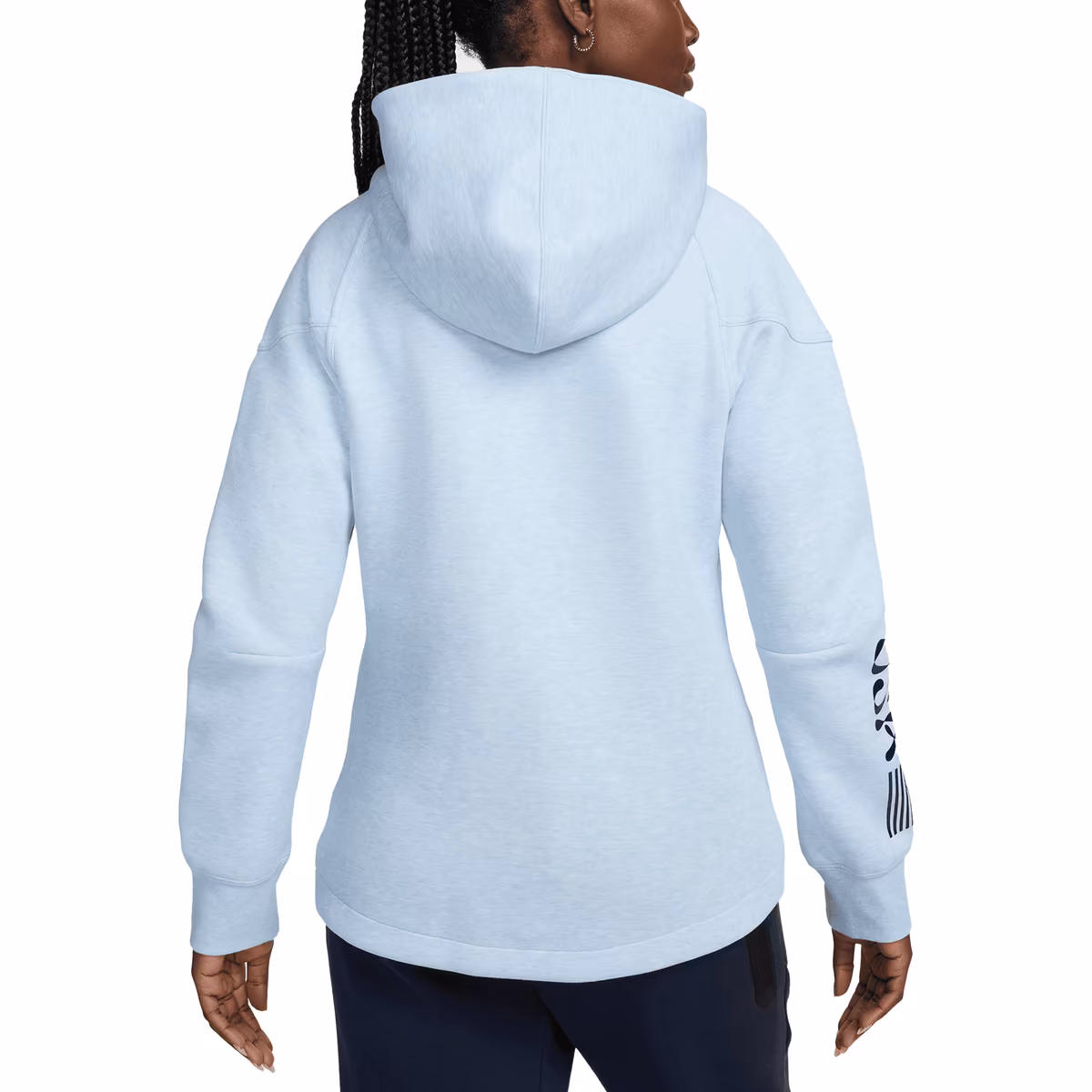 Women's Nike  Blue U.S. Paralympics Media Collection Tech Fleece Full-Zip Jacket