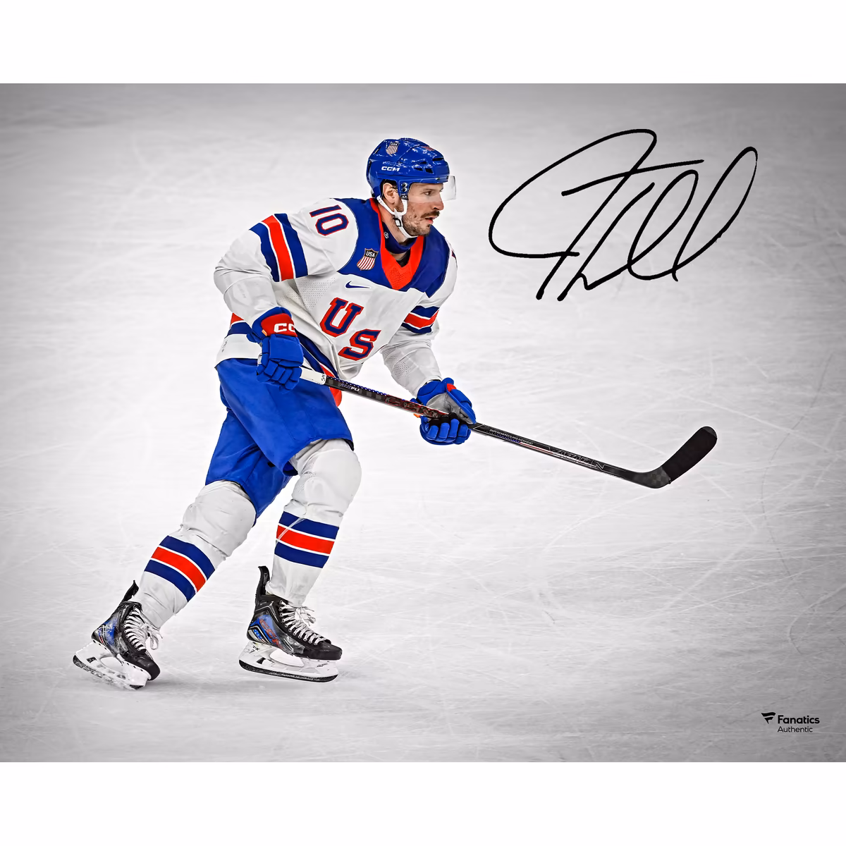J.T. Miller Team USA Autographed 16" x 20" 2026 Winter Olympics Gold Medal Winner Photograph 1 J.T. Miller Team USA Autographed 16" x 20" 2026 Winter Olympics Gold Medal Winner Photograph