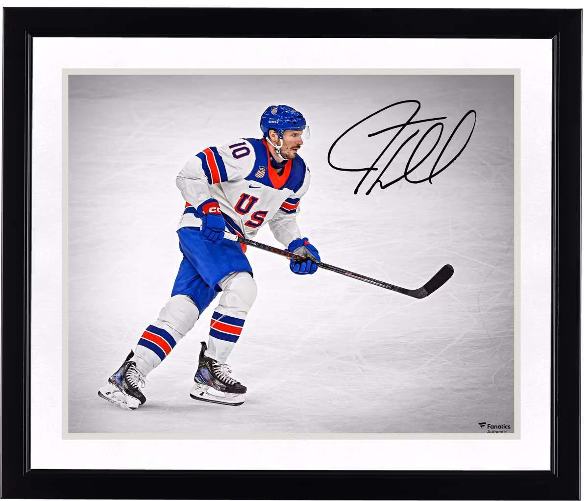J.T. Miller Team USA Autographed 16" x 20" 2026 Winter Olympics Gold Medal Winner Photograph 2 J.T. Miller Team USA Autographed 16" x 20" 2026 Winter Olympics Gold Medal Winner Photograph