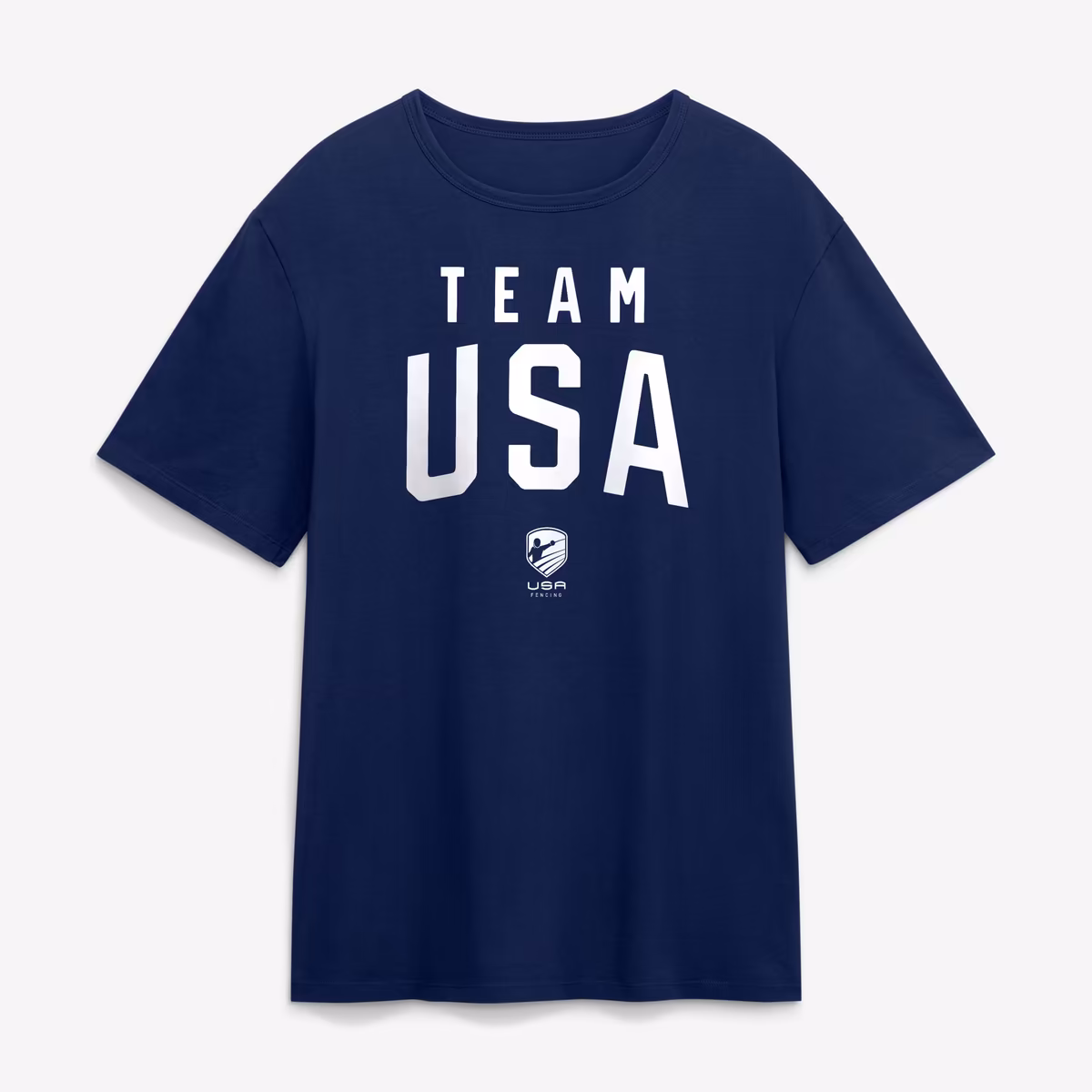 Men's Navy Team USA Summer Games Fencing T-Shirt 10 Men's Navy Team USA Summer Games Fencing T-Shirt