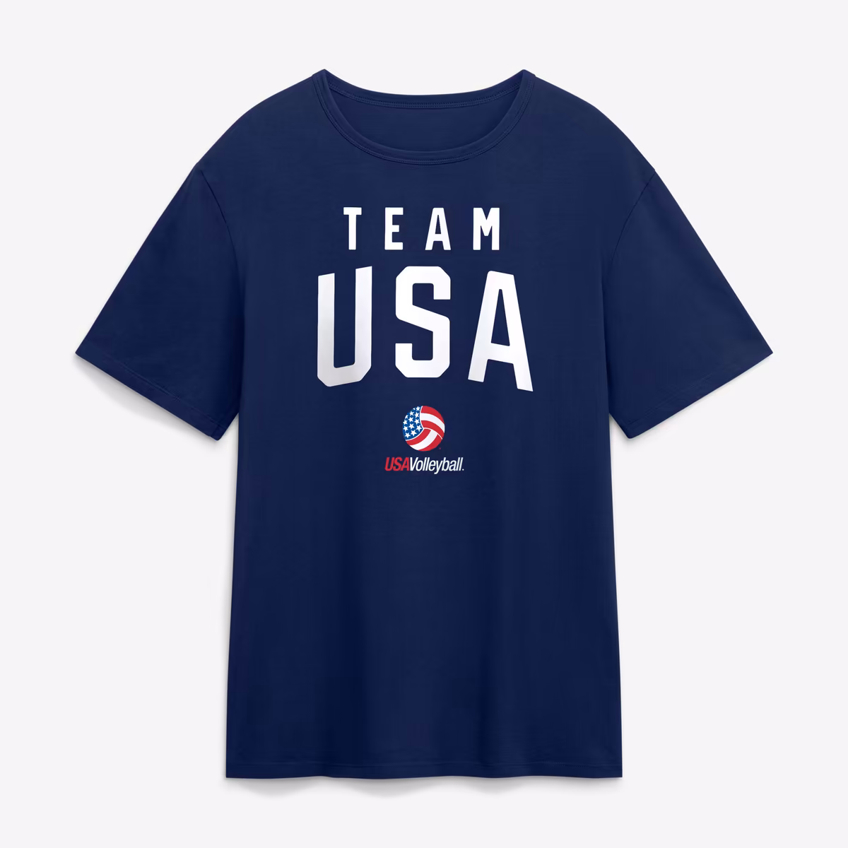 Men's Navy Team USA Summer Games Volleyball T-Shirt 1 Men's Navy Team USA Summer Games Volleyball T-Shirt