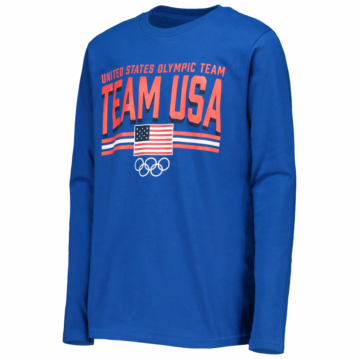 Youth Royal Team USA Center Stage Long Sleeve T-Shirt