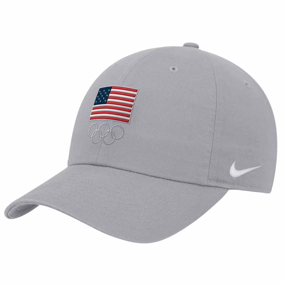 Men's Nike Gray LA28 Summer Olympics Club Adjustable Hat