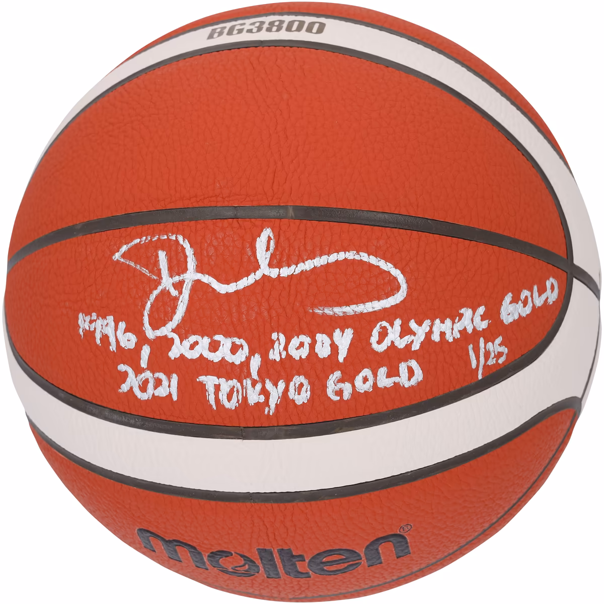 Dawn Staley USA Basketball Autographed Molten FIBA Replica Basketball with Multiple Inscriptions - Limited Edition #1/25