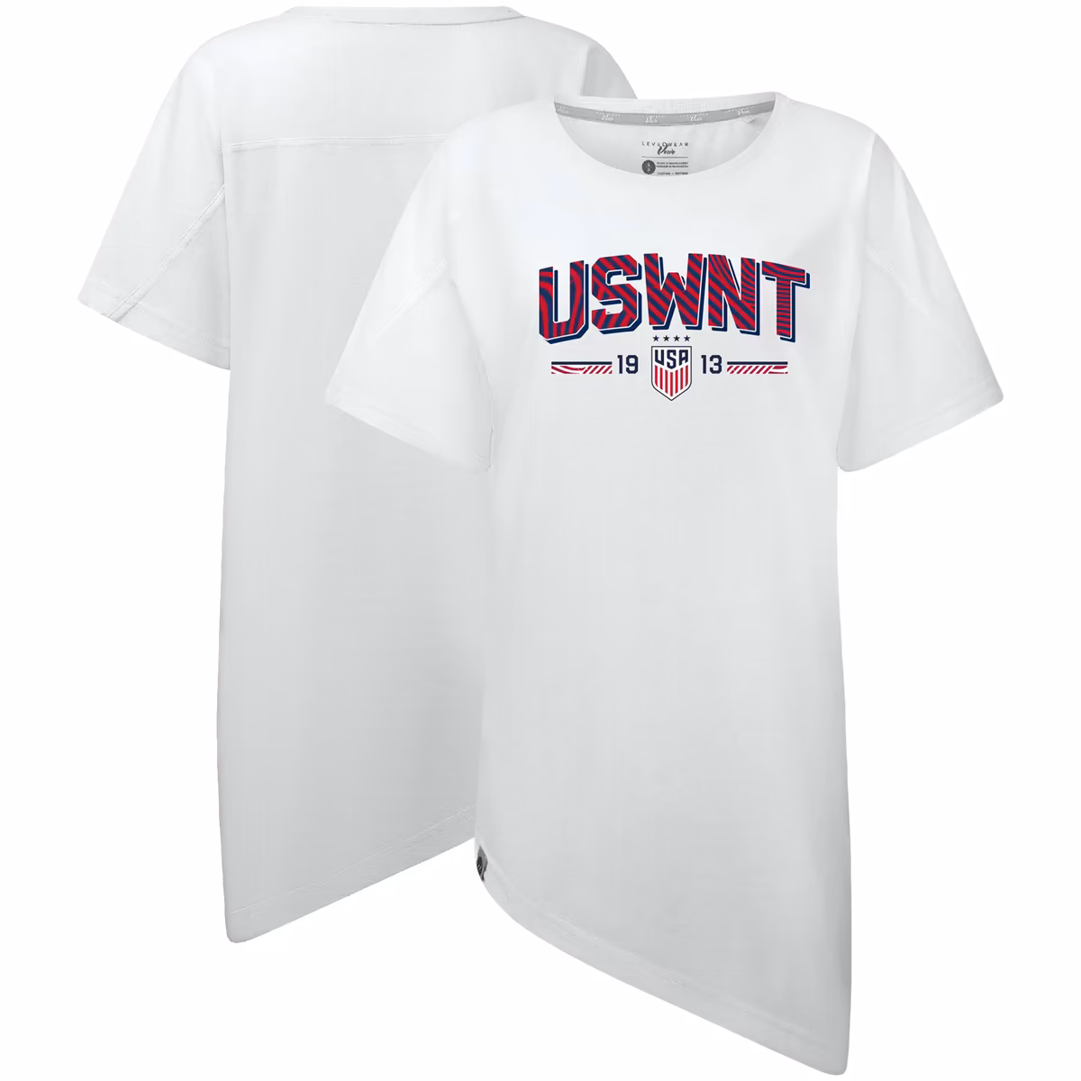 Women's Levelwear White USWNT Mood Strike Fast T-Shirt