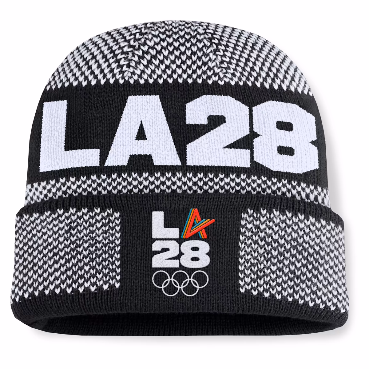 Men's Fanatics Black LA28 Summer Olympics Shelter Cuffed Knit Hat