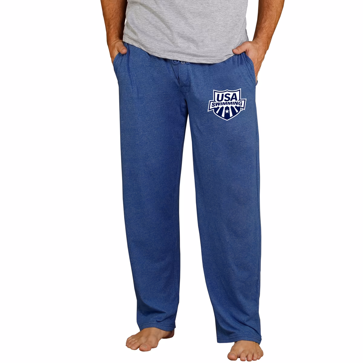Men's Concepts Sport  Navy USA Swimming Quest Knit Pants