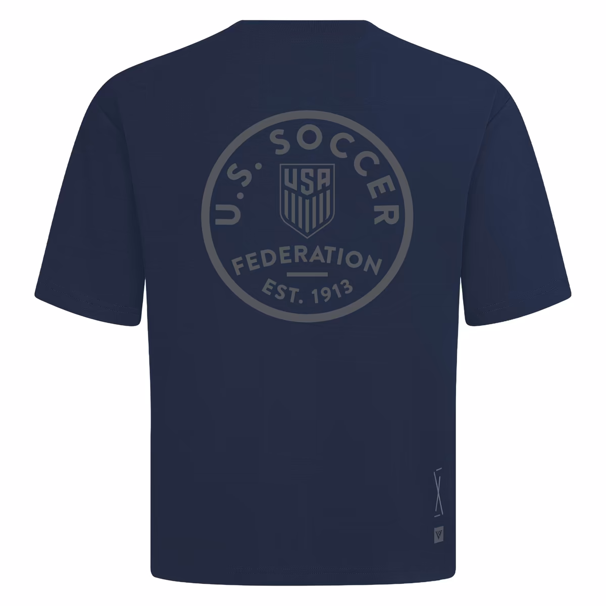 Men's Levelwear Navy USMNT Luxe Signature Knit Transit T-Shirt 3 Men's Levelwear Navy USMNT Luxe Signature Knit Transit T-Shirt