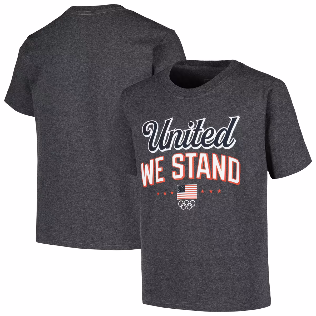 Youth Team USA Heather Charcoal Victory T-Shirt 6 Youth Team USA Heather Charcoal Victory T-Shirt