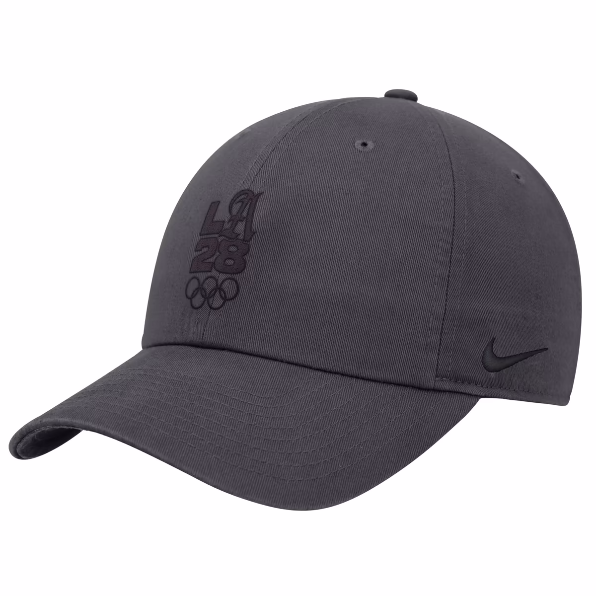 Youth Nike Anthracite LA28 Summer Olympics Club Adjustable Hat 10 Youth Nike Anthracite LA28 Summer Olympics Club Adjustable Hat