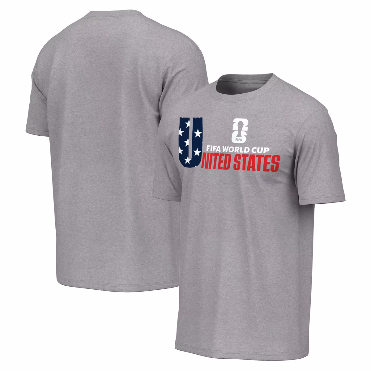 Men's Outerstuff Heather Gray USA FIFA World Cup 2026 T-Shirt