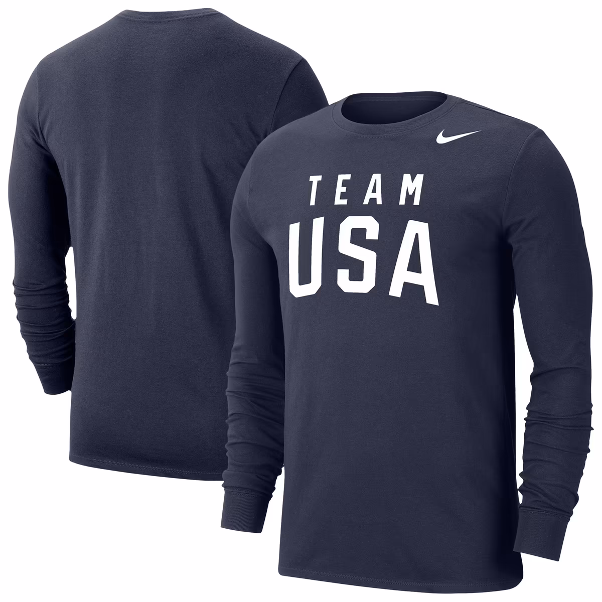 Men's Nike Navy Team USA Dri-FIT Long Sleeve T-Shirt 7 Men's Nike Navy Team USA Dri-FIT Long Sleeve T-Shirt
