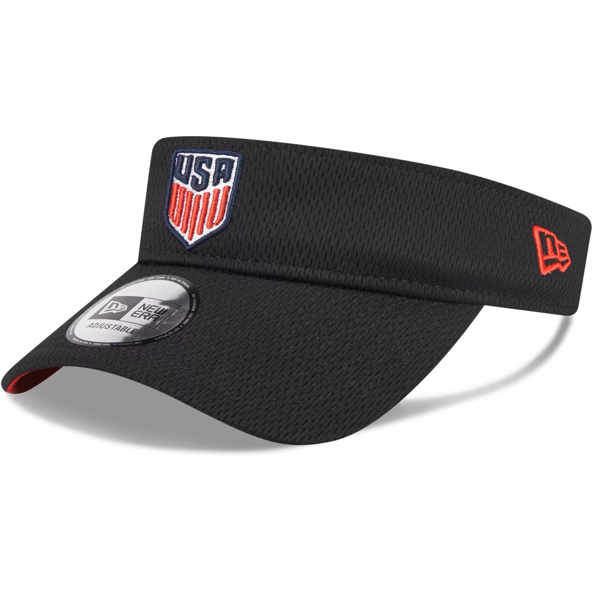 Men's New Era Black USMNT Basic Visor