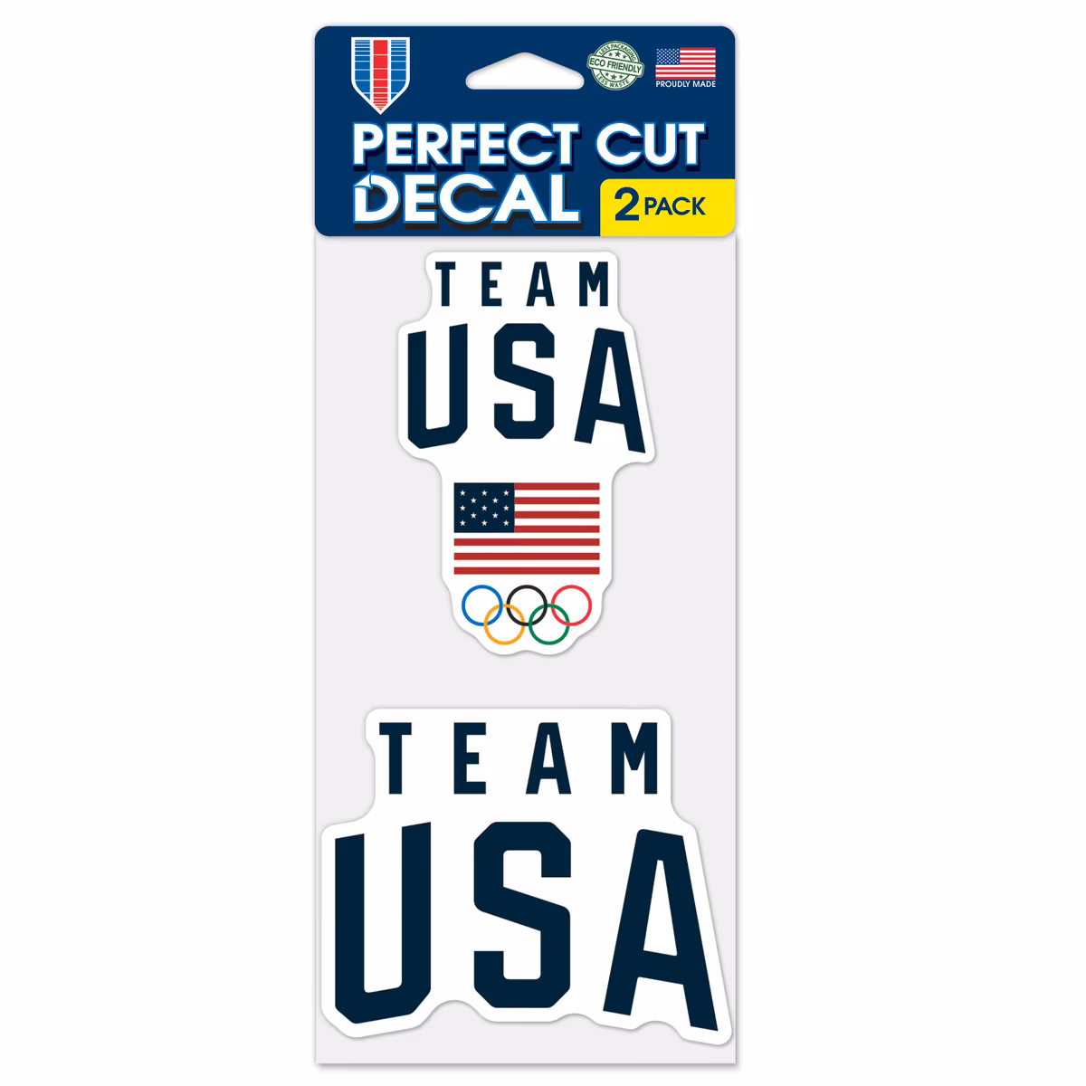 WinCraft Team USA 2-Pack Perfect Cut Decals 4 WinCraft Team USA 2-Pack Perfect Cut Decals
