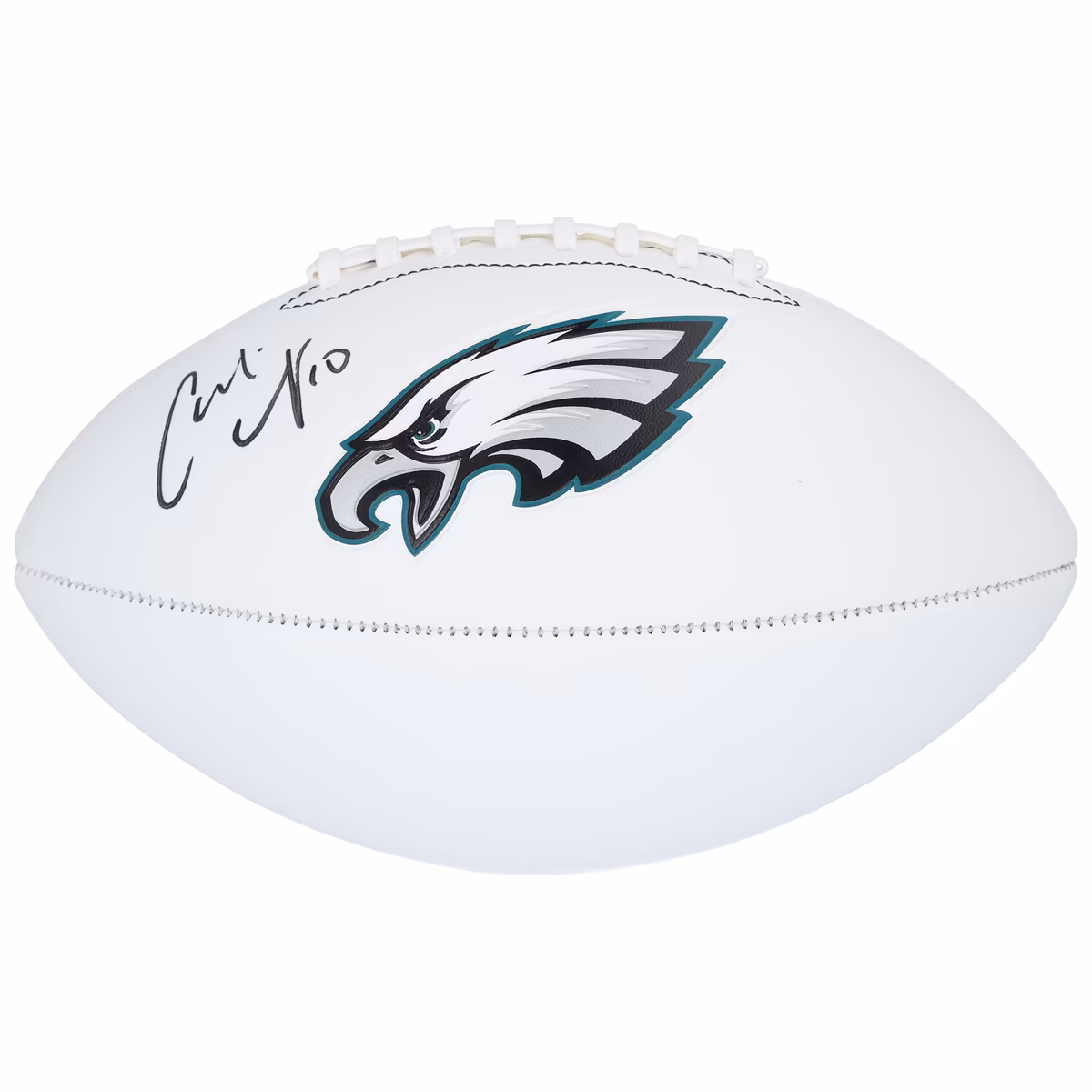 Carli Lloyd USWNT Autographed Philadelphia Eagles Franklin White Panel Football