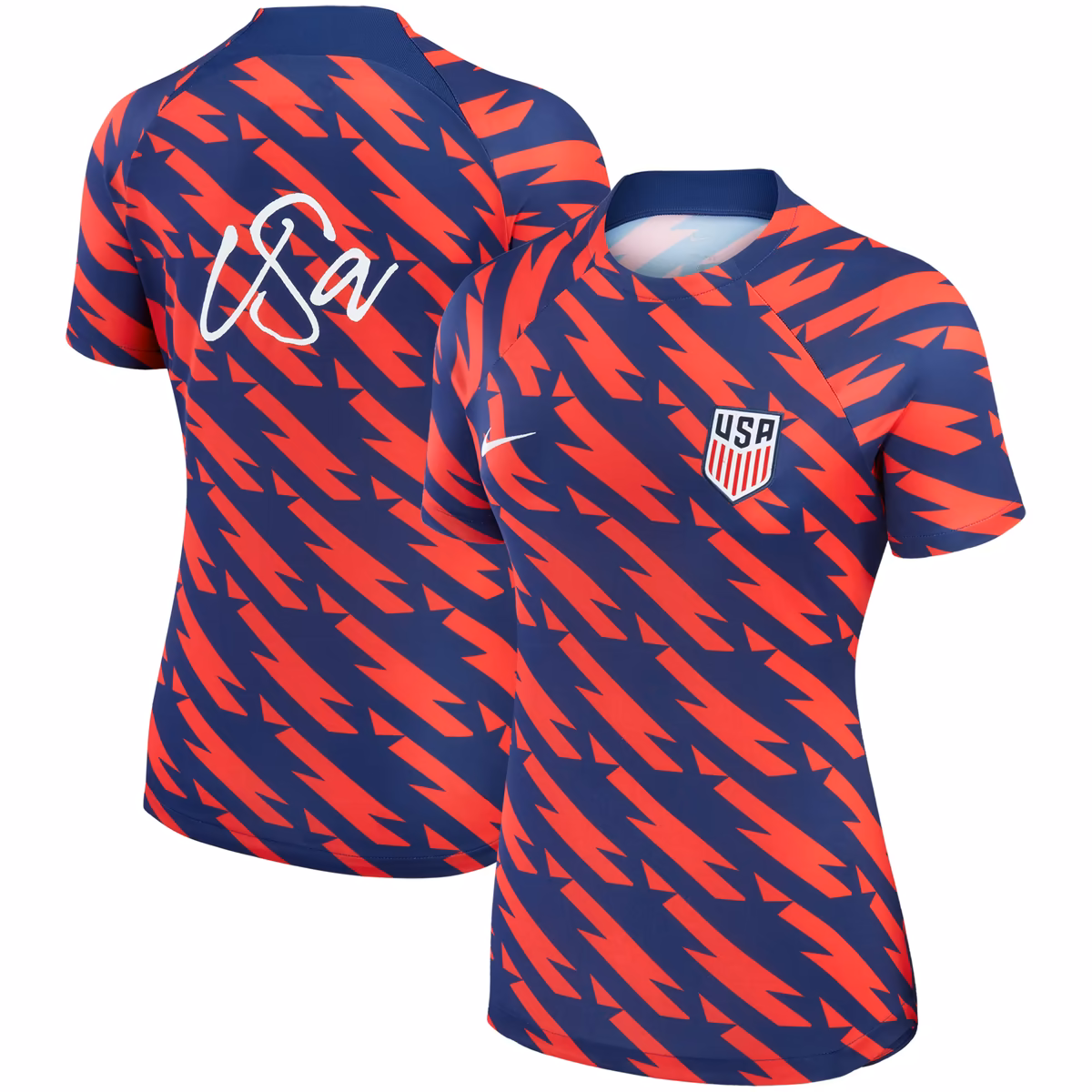 Women's Nike Red USMNT 2023 Pre-Match Top 12 Women's Nike Red USMNT 2023 Pre-Match Top