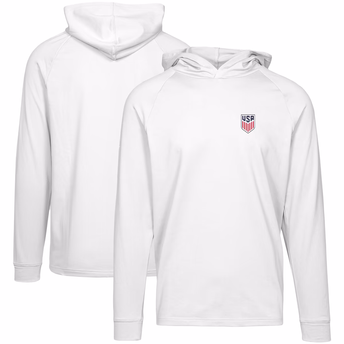 Men's Levelwear White USMNT Dimension Pullover Hoodie