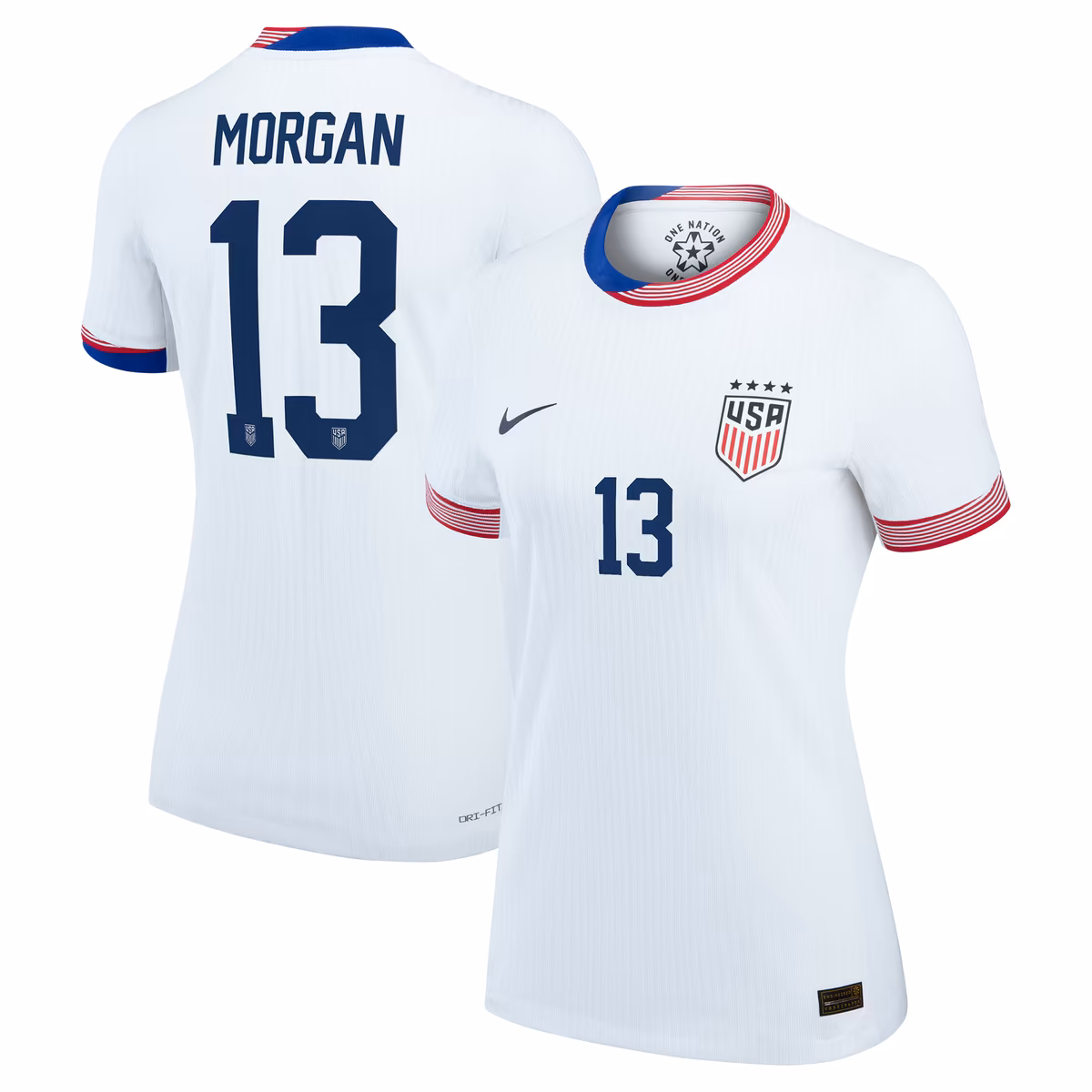 Women's Nike Alex Morgan White USWNT 2024 Home Match Authentic Player Jersey 7 Women's Nike Alex Morgan White USWNT 2024 Home Match Authentic Player Jersey
