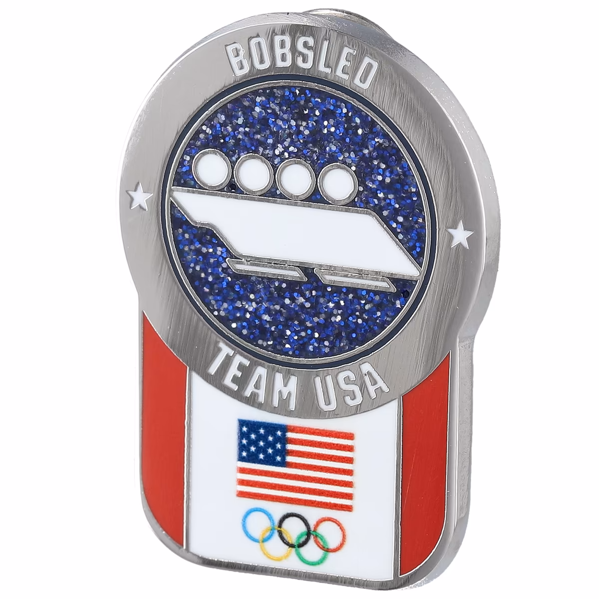 Team USA Pictogram Bobsled Lapel Pin