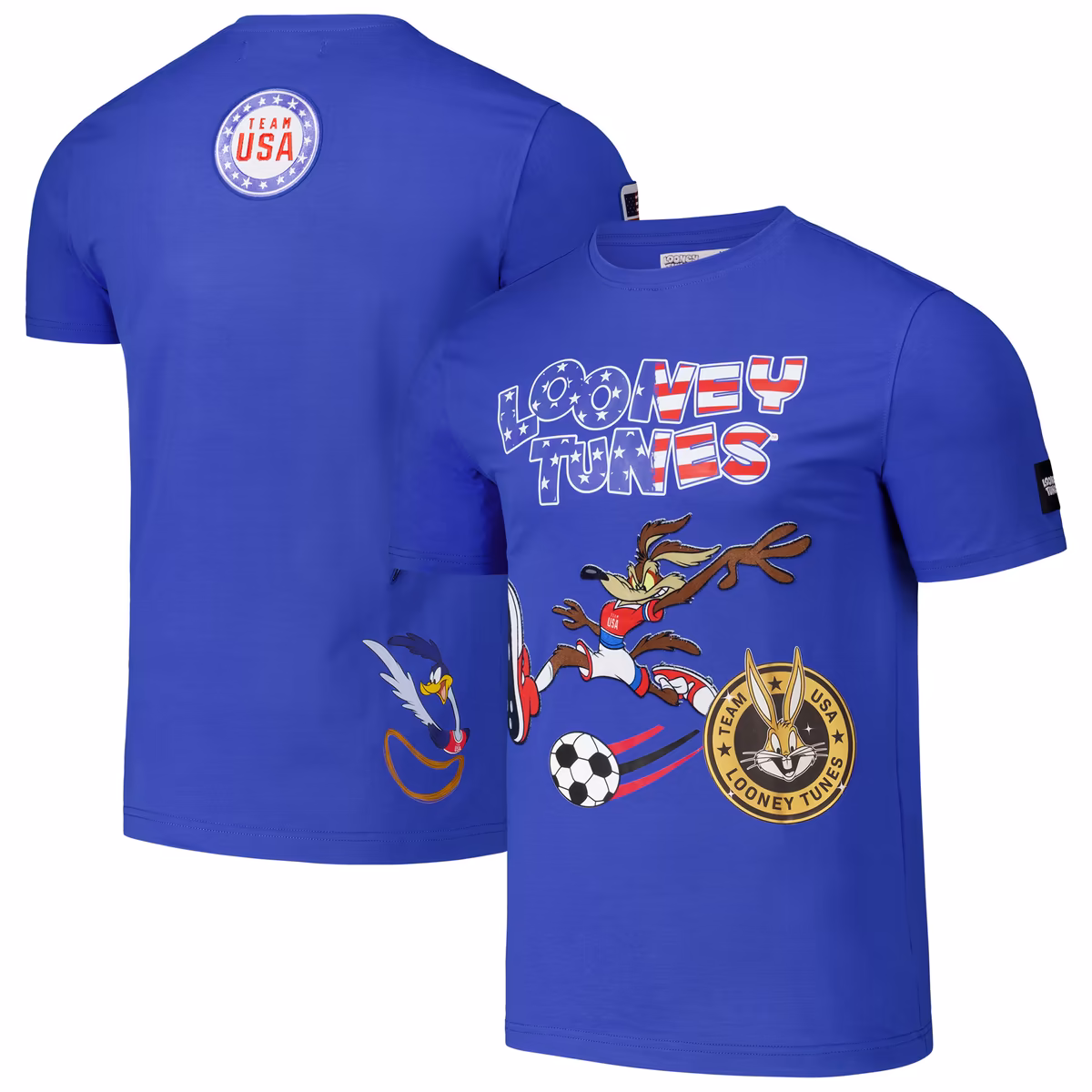 Men's Freeze Max Royal Team USA x Looney Tunes Soccer Loose Fit T-Shirt