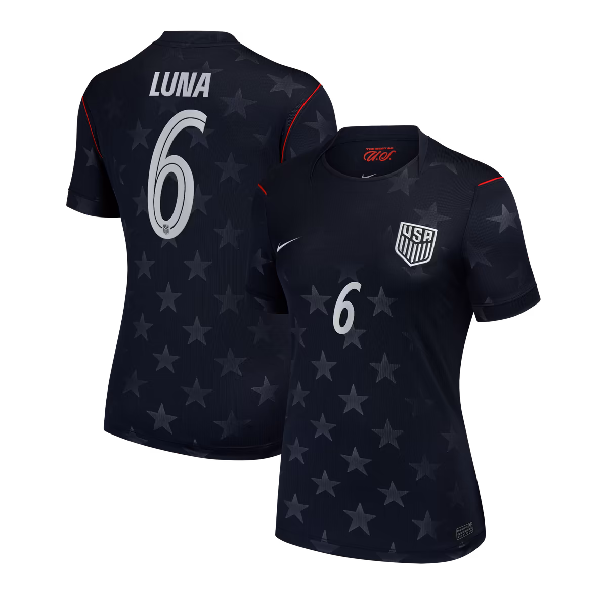 Women's Nike Diego Luna Blue USMNT 2026/27 Away Stadium Replica Jersey 1 Women's Nike Diego Luna Blue USMNT 2026/27 Away Stadium Replica Jersey