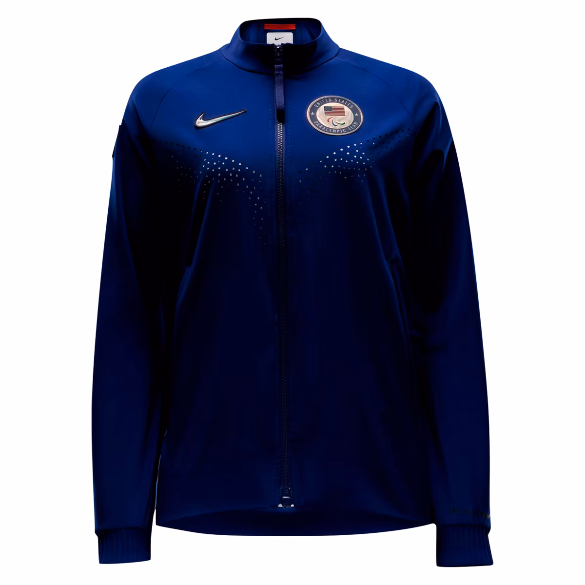Women's Nike  Blue U.S. Paralympics Medal Ceremony Raglan Performance Full-Zip Jacket