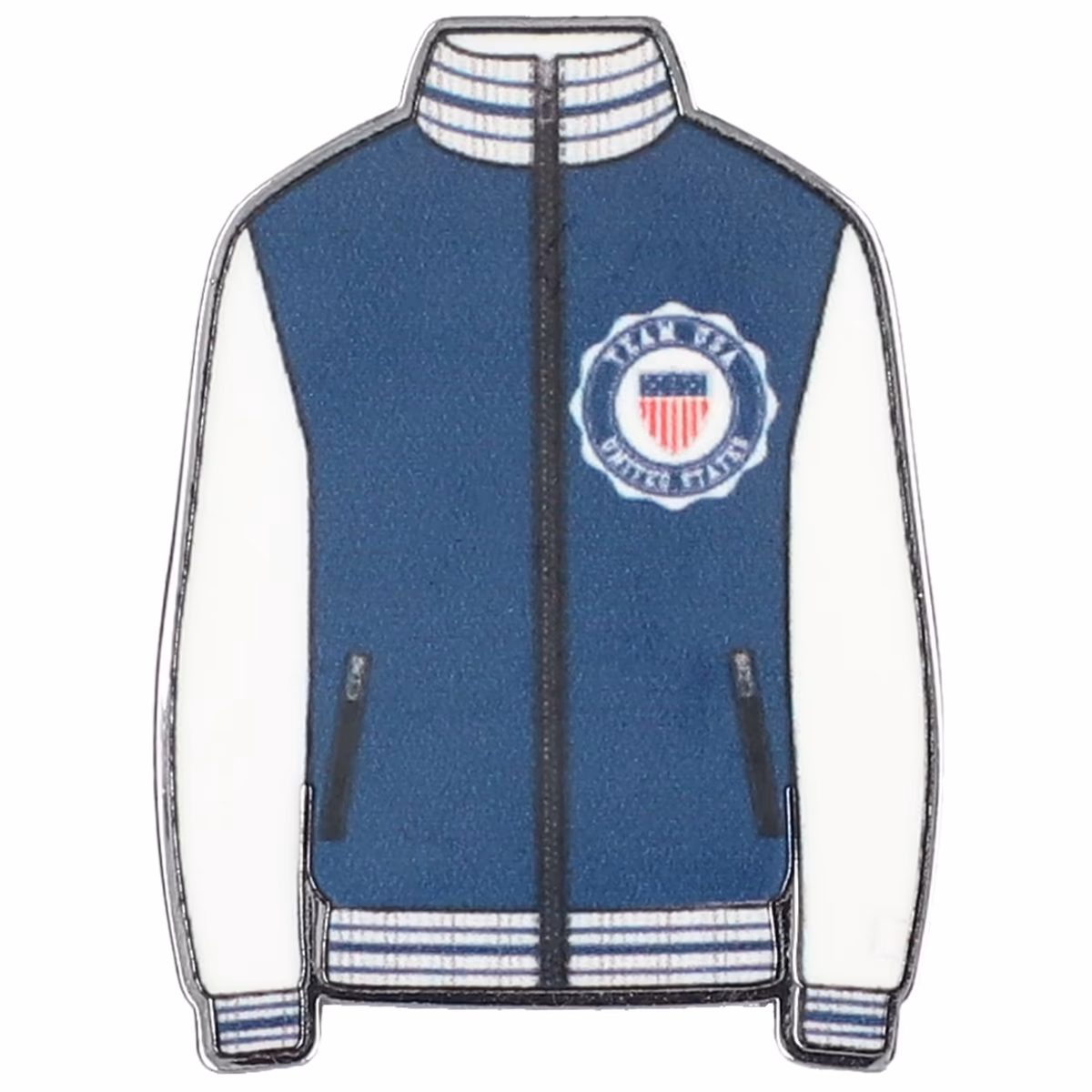 Team USA Letterman Jacket Lapel Pin