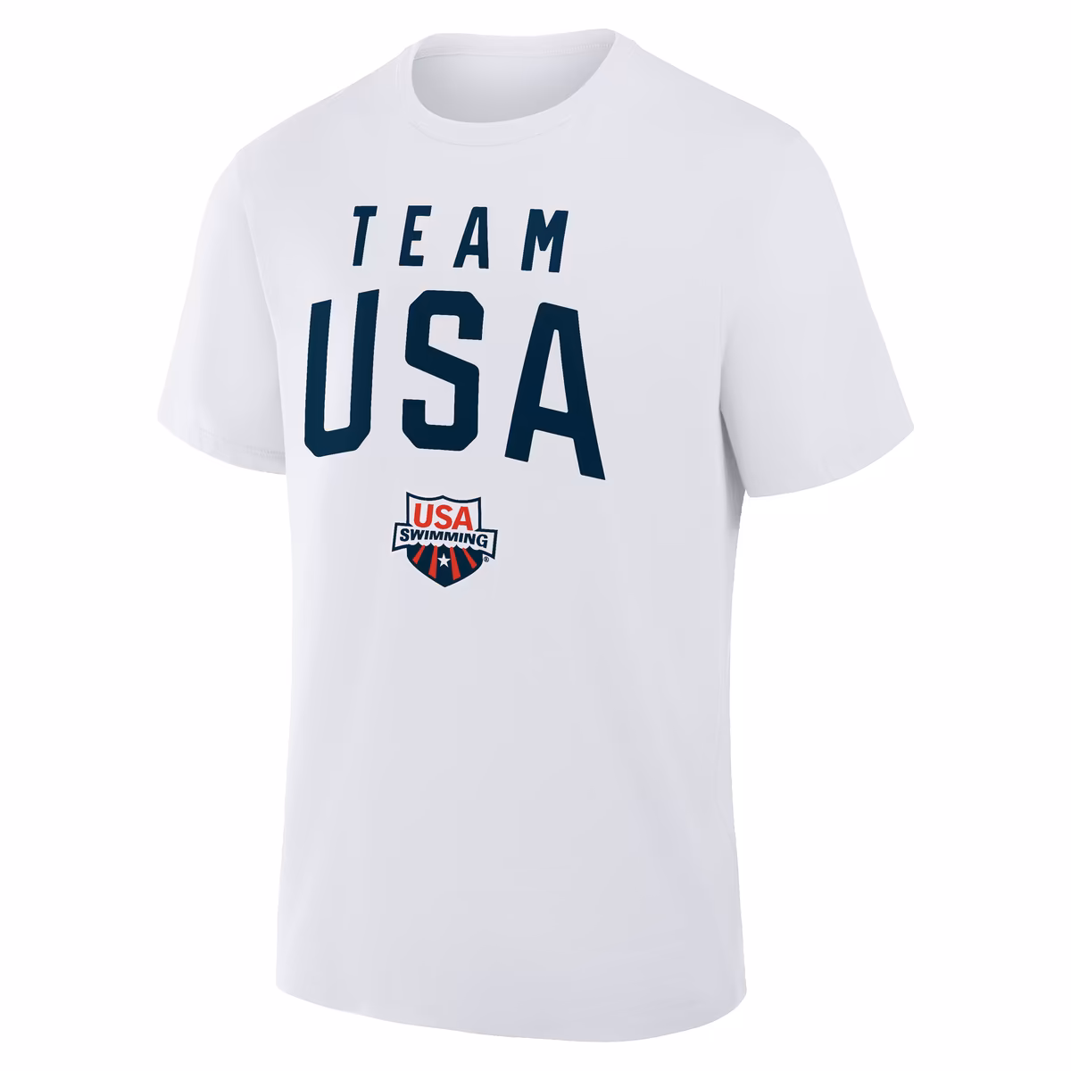 Men's White Team USA Summer Games Swimming T-Shirt 3 Men's White Team USA Summer Games Swimming T-Shirt