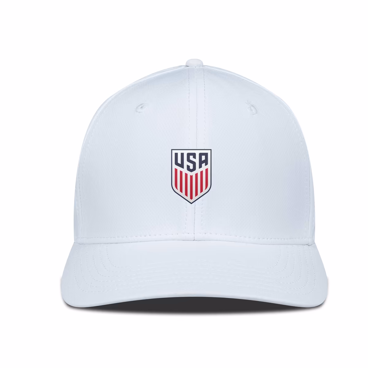 Men's Levelwear White USMNT Rise Patch Flex Hat 2 Men's Levelwear White USMNT Rise Patch Flex Hat