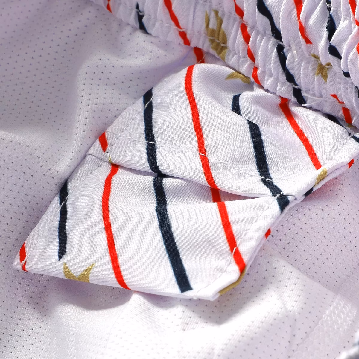 Men's Chubbies White Team USA The Life, Liberty & Candles Rigid Swim Trunk 4 Men's Chubbies White Team USA The Life, Liberty & Candles Rigid Swim Trunk