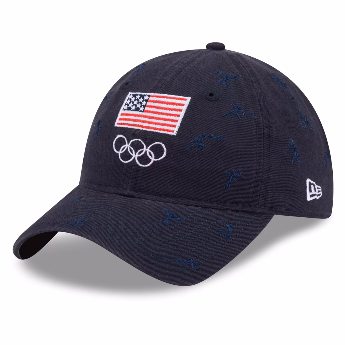 Men's New Era  Navy Team USA Pictogram 9TWENTY Adjustable Hat