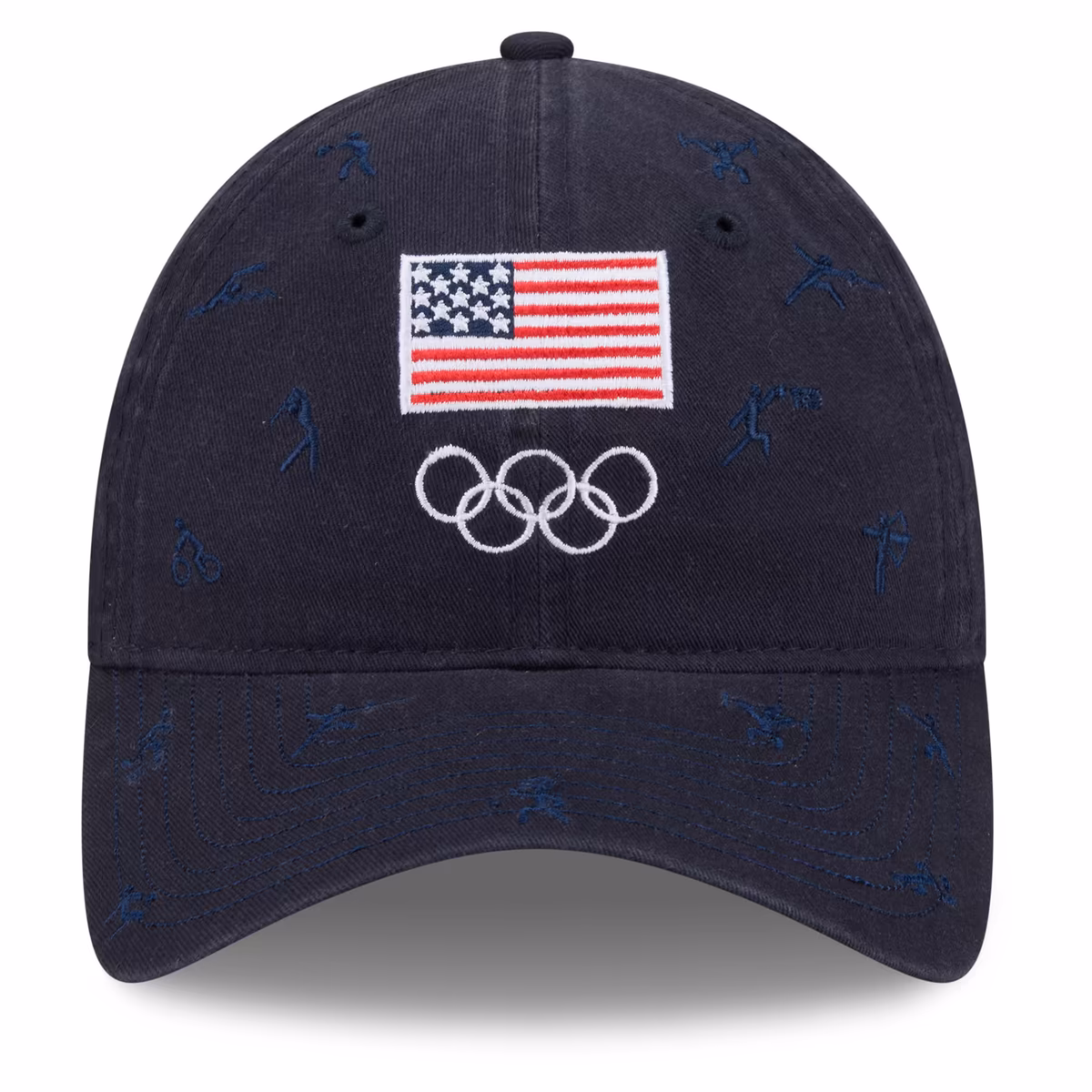Men's New Era Navy Team USA Pictogram 9TWENTY Adjustable Hat 2 Men's New Era Navy Team USA Pictogram 9TWENTY Adjustable Hat